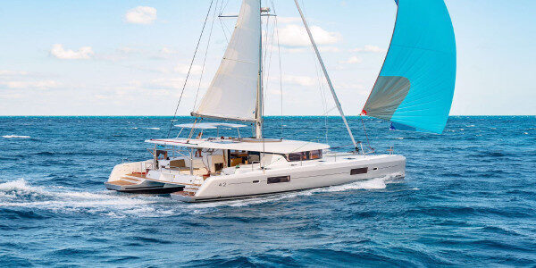 Catamaran weekly charter island escape Hydra-Greece
