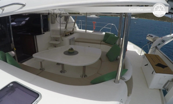 Catamarano leopardato con skipper a Buck Island-USVI