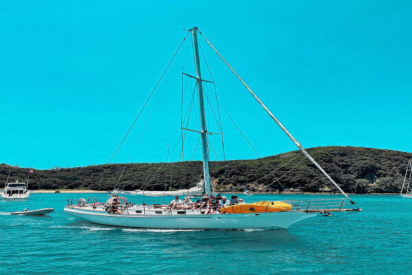 Traditional gullet day charter Urquharts Bay New Zealand