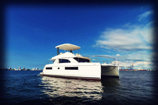 Skippered catamaran charter San Martin Colombia