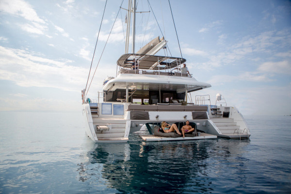 Lagoon vessel skippered charters Buzios Brazil