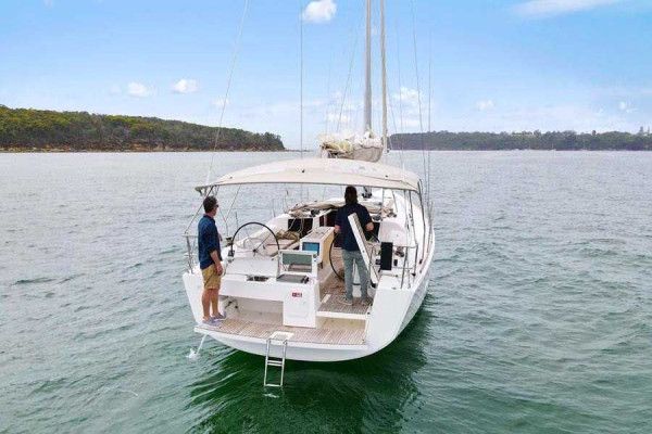Luxury monohull bareboat charter Broken Bay Australia