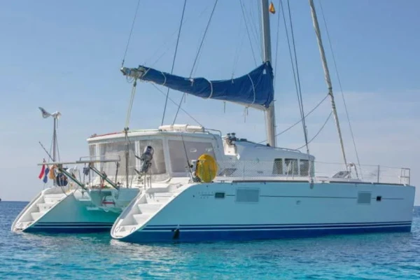 Lagoon yacht offer day charters Middle Harbour Australia