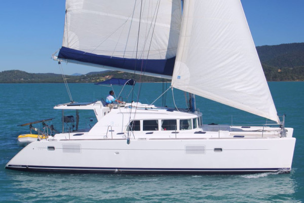 Luxury catamaran skippered charter Broken Bay Australia