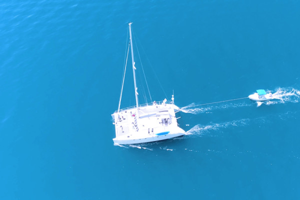 All inclusive catamaran day charter Isla Partida Mexico