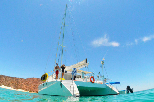 All inclusive catamaran day charter Espiritu Santo Mexico
