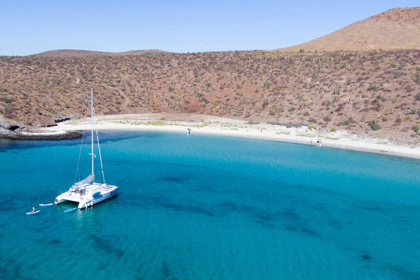 All inclusive catamaran half day charter La Paz Mexico