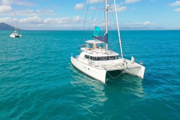 Luxury catamaran day charter Lombok Indonesia