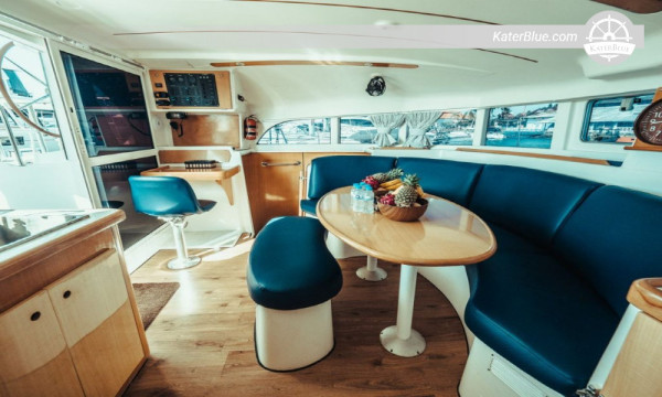 Luxury catamaran day charter Satonda-Island Indonesia