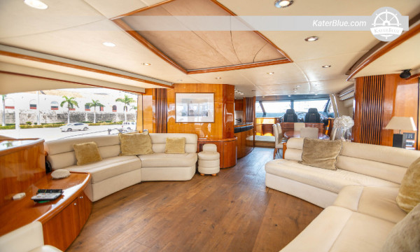 Luxury motor yacht half day charter Cartagena Colombia