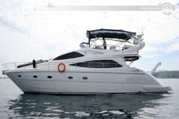 Crewed luxury motor yacht day charter offer Nusa-Dua Bali