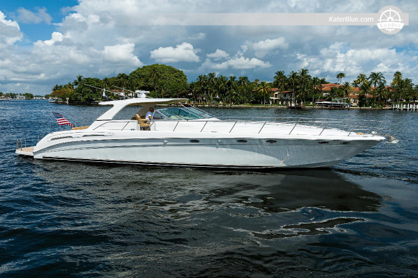 Sea Ray yacht 12 pax half day charter Fisher-Island Miami
