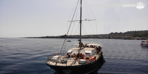 Salina Sojourn Weekly Motorsailer Charter Milazzo, Italy