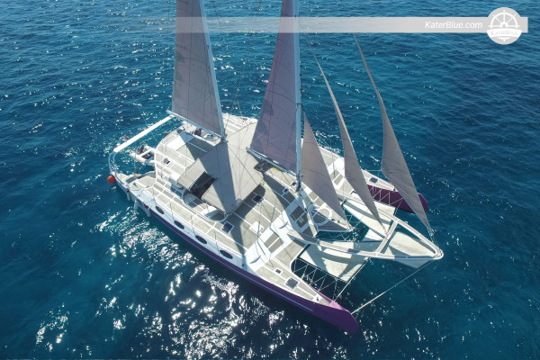 Catamaran sailing vacation 45-pax offer Legian Bali