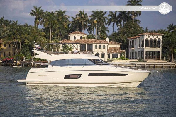 Luxury motor yacht half day charter Elliott-Key Miami