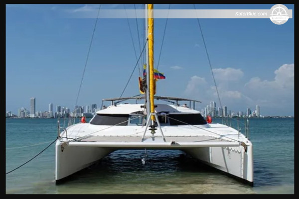 40ft catamaran sunset charter offer Isla-Grande Colombia