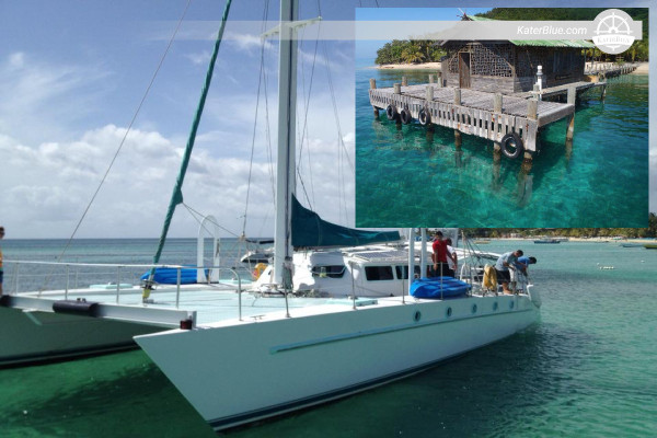 Udtømmende solnedgangskrydstogt French-Harbour-Roatán Honduras