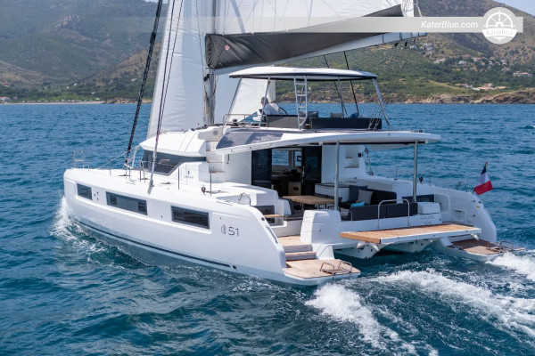 51ft catamaran bareboat day charter offer La-Paz Mexico