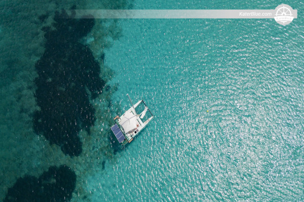 Skippered catamaran day sailing voyage offer Ibiza Spain