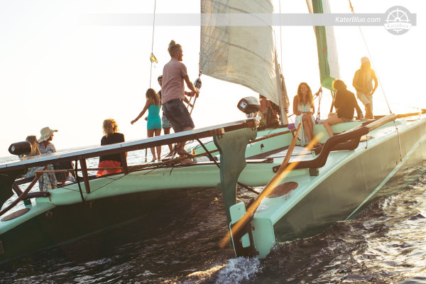 Skippered catamaran day sailing voyage Punta-Galera Spain