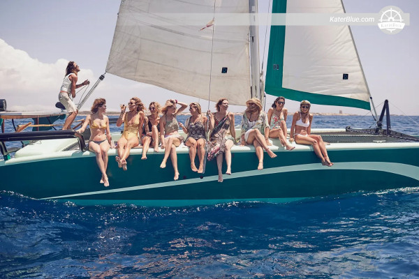 Skippered catamaran day charter offer Pedregalejo Spain