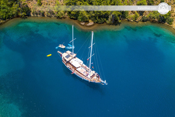 Traditional gulet weekly sailing Selimiye-Bodrum Turkey