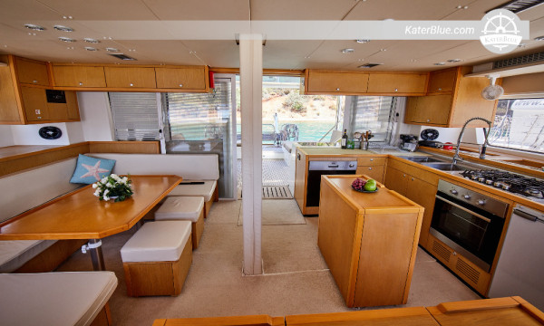 Lagoon catamaran weekly crewed charter Gocek Turkey