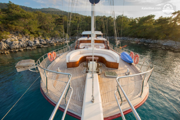 Crewed gulet weekly sailing Karacasogut Bodrum Turkey