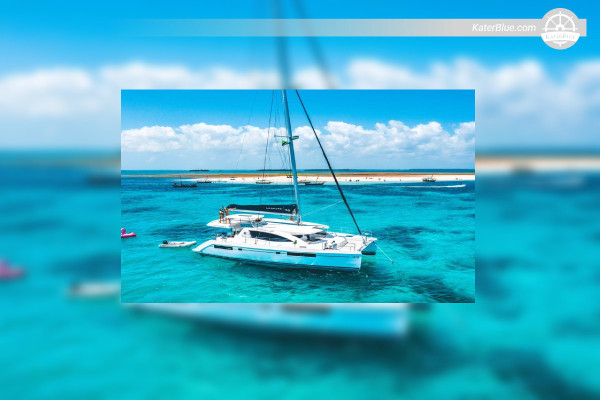 48ft catamaran crewed sailing Lara-Beach-Antalya Turkey