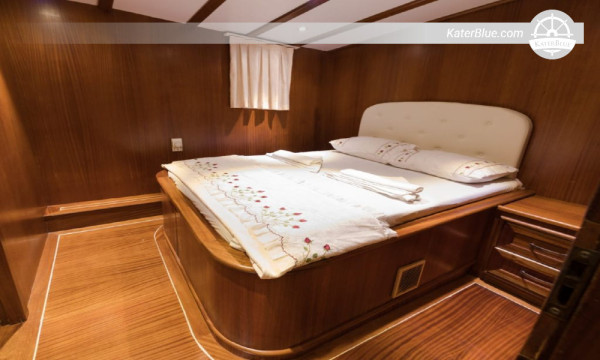Wooden gulet overnight voyage Uzun-Liman Bodrum Turkey