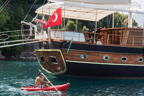 Luxury 8-cabins gulet voyage Domuz-Island Turkey