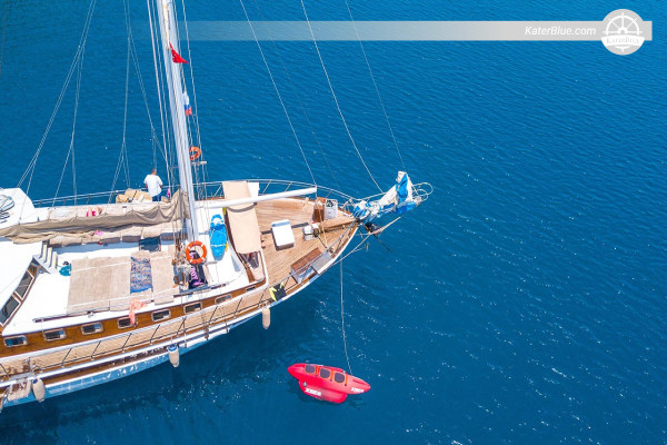 Traditional gulet weekly sailing Tuzla-Bodrum Turkey