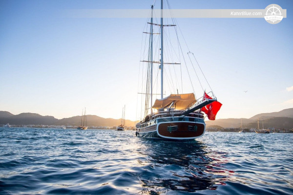 Duluxe 34m gulet weekly sailing vacation Bodrum Turkey