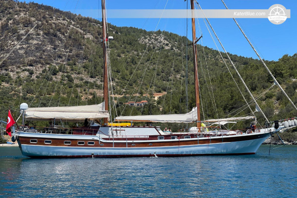 Luxury 25m gulet weekly sailing vacation Bodrum Turkey