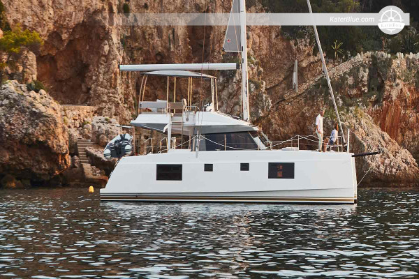 45ft catamaran weekly skippered charter Bodrum Turkey