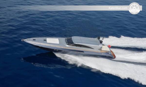 Wöchentliche Charter einer 23-Meter-Motoryacht für 7 Personen in Antibes, Frankreich