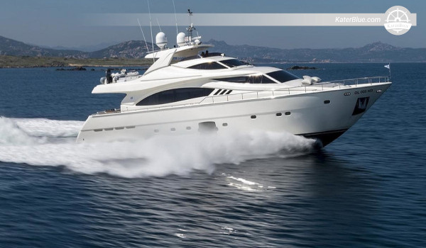 Luxuriöser Tagescharter für 11 Personen, Ferretti 881 Antibes, Frankreich