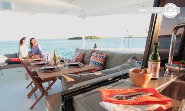 Tjedni najam katamarana Lucia 40 s 4 kabine, Vonista, Grčka