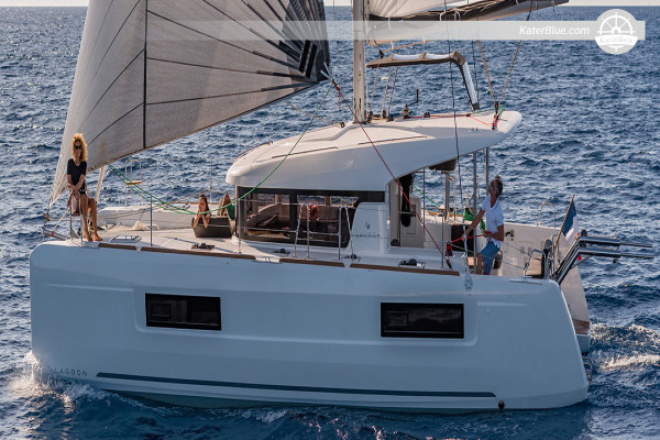 Lagoon catamaran weekly bareboat cruise La Spezia Italy