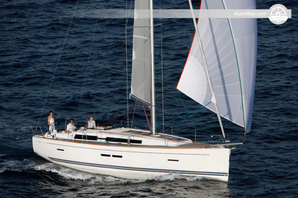 Sailing yacht weekly sailing east coast Sardinia, Italy