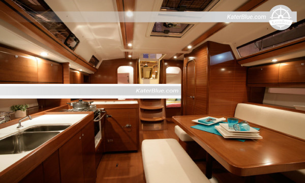 Sailing yacht weekly sailing east coast Sardinia, Italy