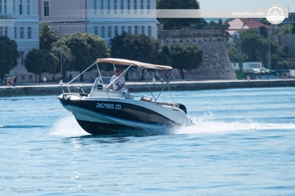 Motor Boat Quicksilver 1-Cabin, 6 Pax Day Charter, Zadar, Croatia