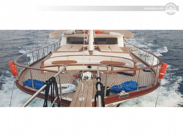 Vendita di caicco usato di 22 metri con 4 cabine e 8 posti a Bodrum, Turchia.