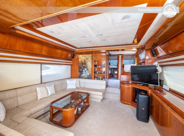 Vendita di yacht a motore di lusso Ferretti 80 con 4 cabine a Bodrum, Turchia.