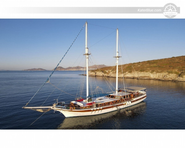 Vendita di caicco di 30 metri con 7 cabine a Bodrum, Turchia.