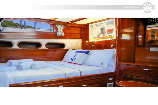 Casuolo a 3 cabine del 2011, ristrutturato nel 2023, in vendita a Bodrum, Turchia.