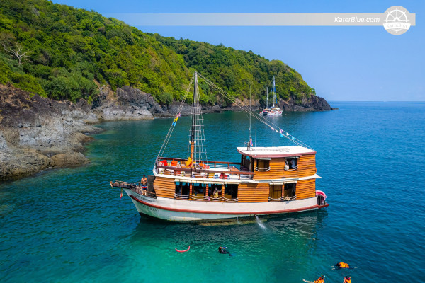 Classic 20m-Wooden Boat Day Charter Phuket, Thailand