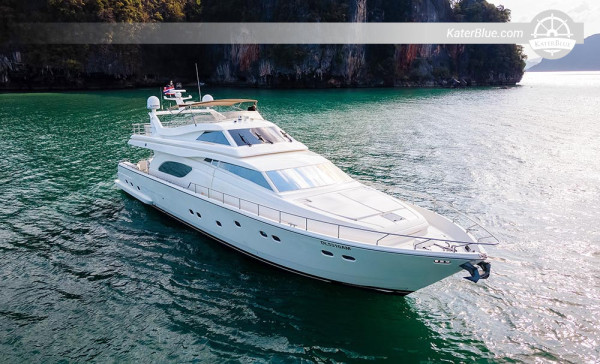 Sale 4-Cabin Luxury 80ft Ferretti Yacht Phuket, Thailand