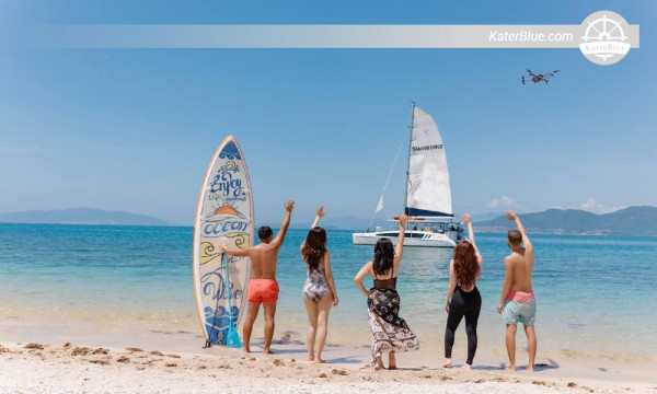 استئجار يخت مع قبطان ليوم كامل - Seawind 1160 من مرسى آنا، نها ترانج، فيتنام (مغامرة جزيرة وشواء)