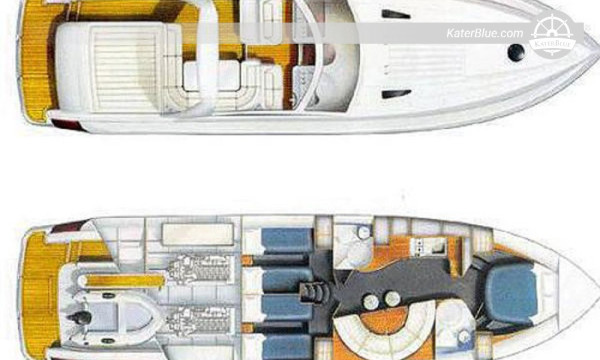 Sale 1999 Princess V55, 17.15m Luxury Motor Yacht, 3 Cabins, 6 Guests Athens, Greece